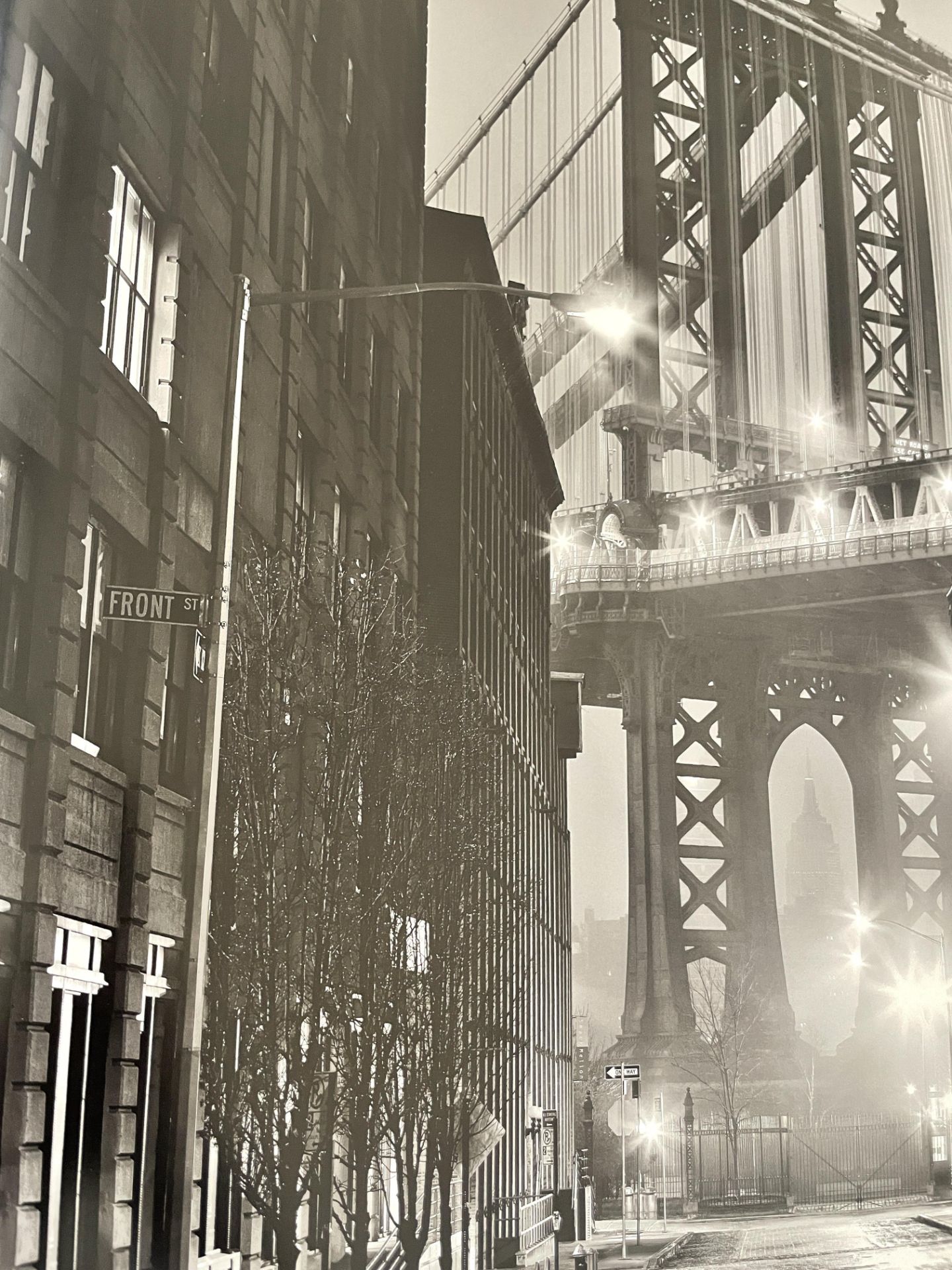 "Vintage Road, Manhattan Bridge, New York" Print - Image 3 of 6