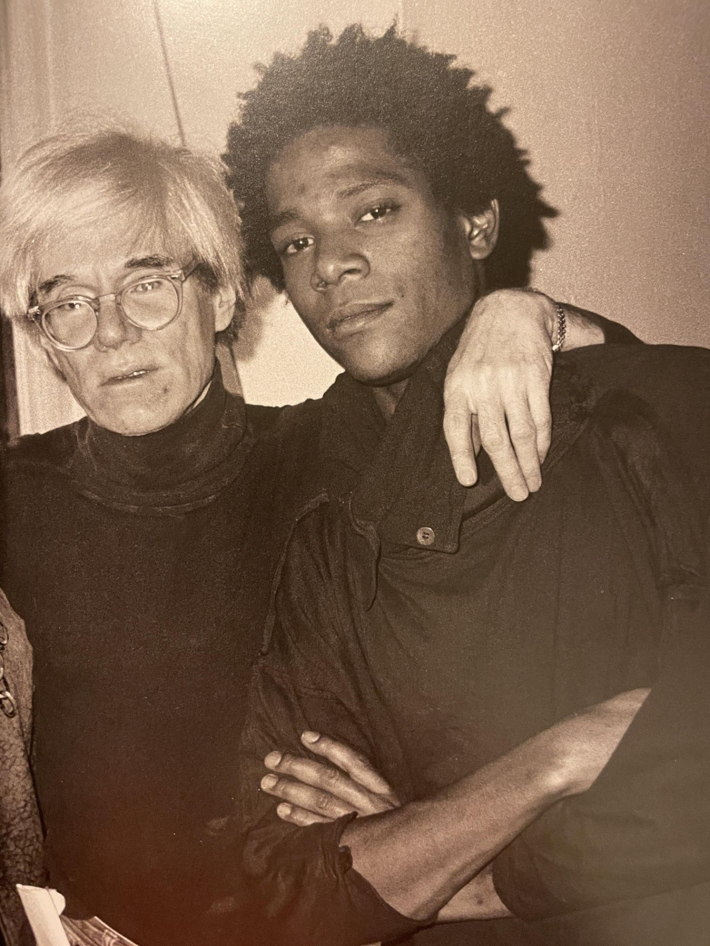 Andy Warhol, Jean Michel-Basquiat, â€œApril 23, 1984, Basquiatâ€™s Studioâ€ Print