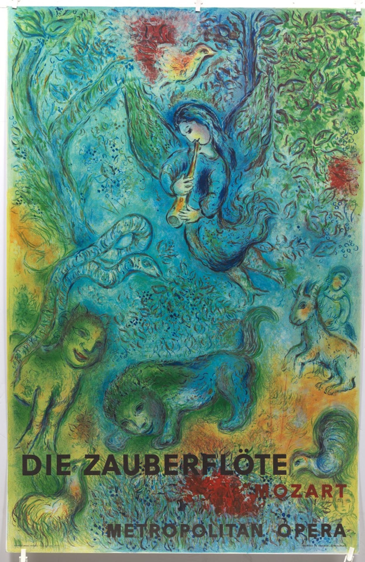 Marc Chagall "Die ZauberflÃ¶te" Offset Lithograph