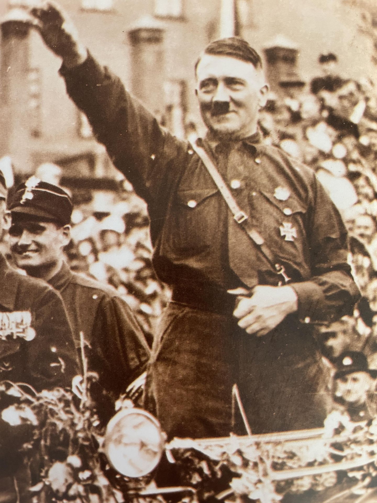 Germany WWII "Adolf Hitler, Nuremberg, 1927" Print - Bild 2 aus 6