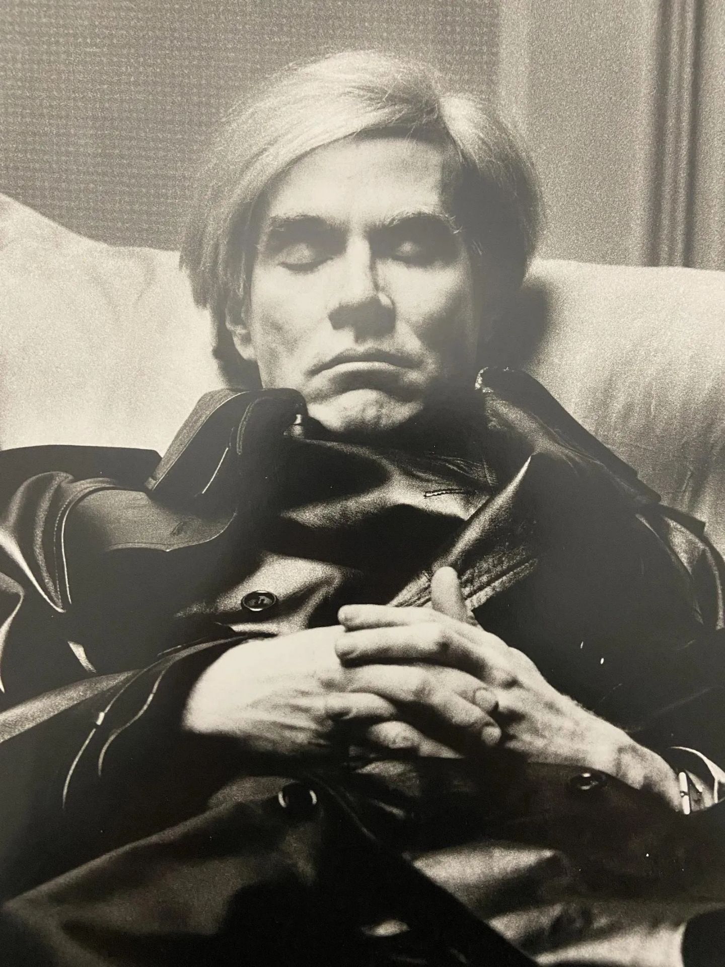 Helmut Newton "Andy Warhol, Vogue Uoma, Paris 1974" Print