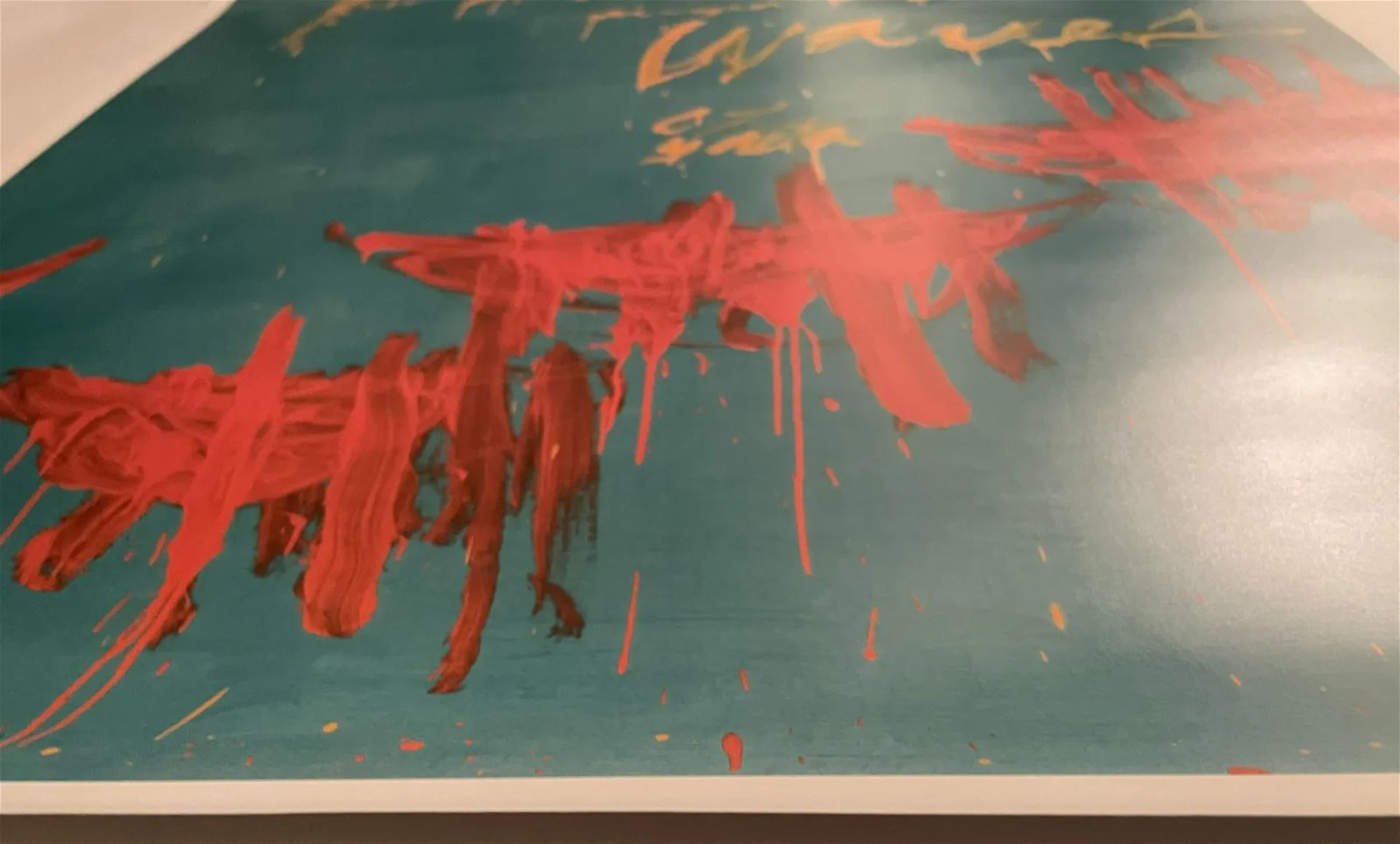 Cy Twombly "Leaving Pathos Ringed with Waves, 2009" Offset Lithograph - Bild 7 aus 7