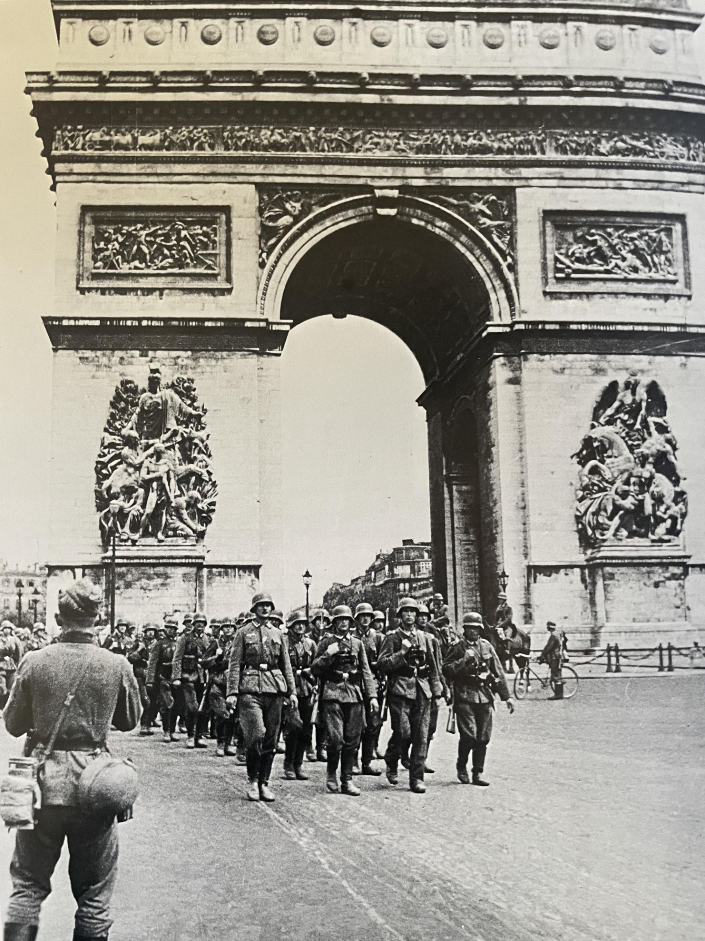 Germany "WWII, Arc de Triomphe, Paris, Victory Parade" Print