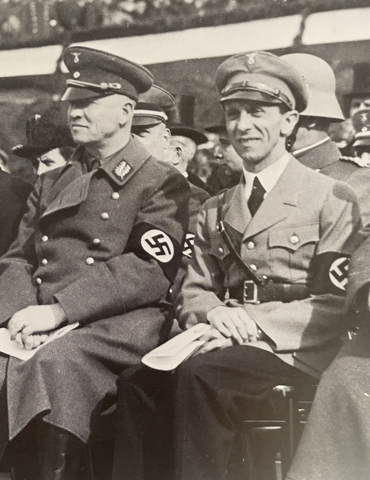 Germany "Adolf Hitler, Dr. Schacht" Print - Bild 2 aus 5