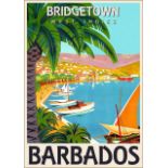 Barbados Travel Poster