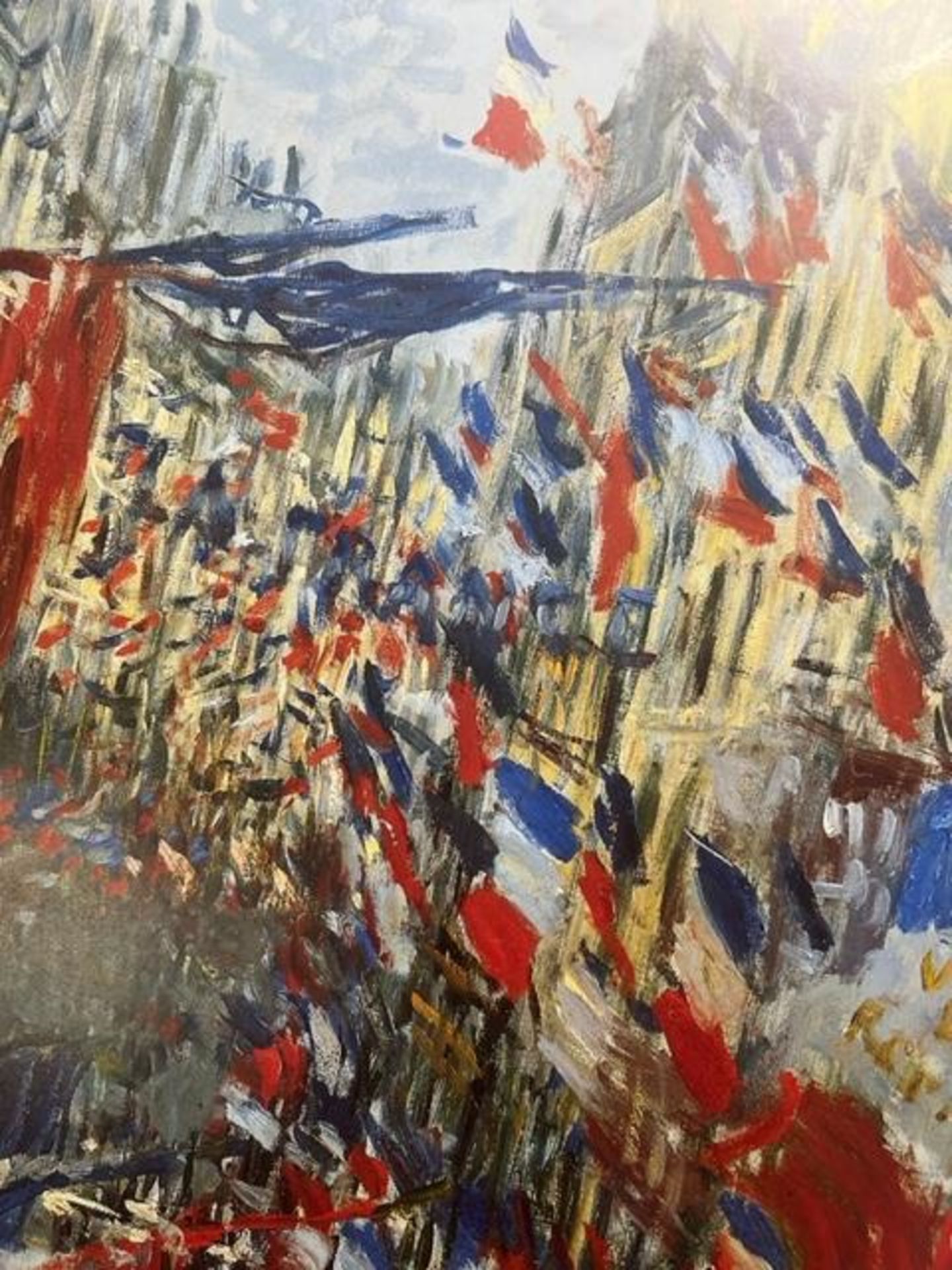 Claude Monet "The Rue Saint-Denis" Print. - Image 6 of 6