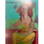 Willem de Kooning "Seated Woman" Print.