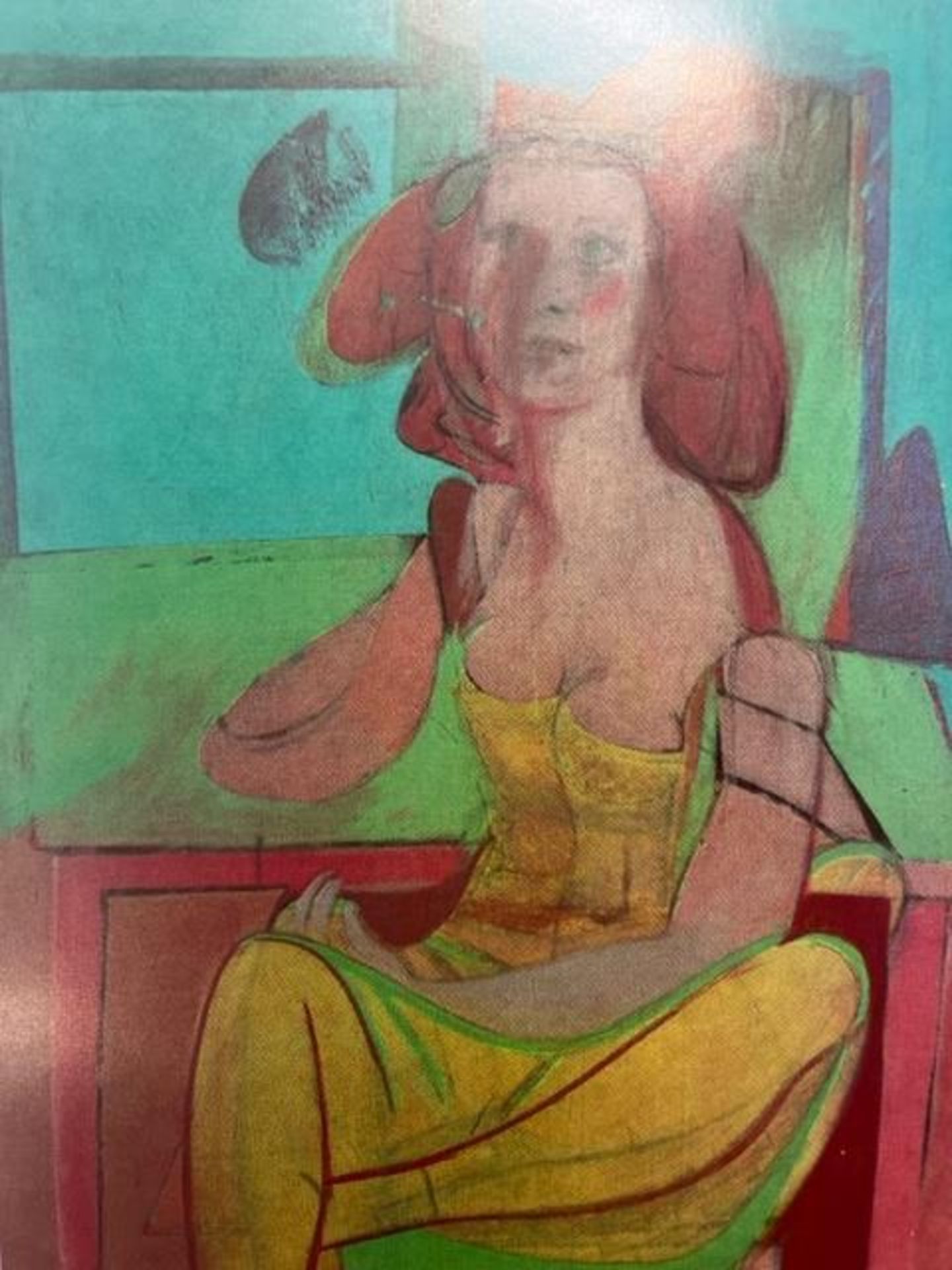 Willem de Kooning "Seated Woman" Print.