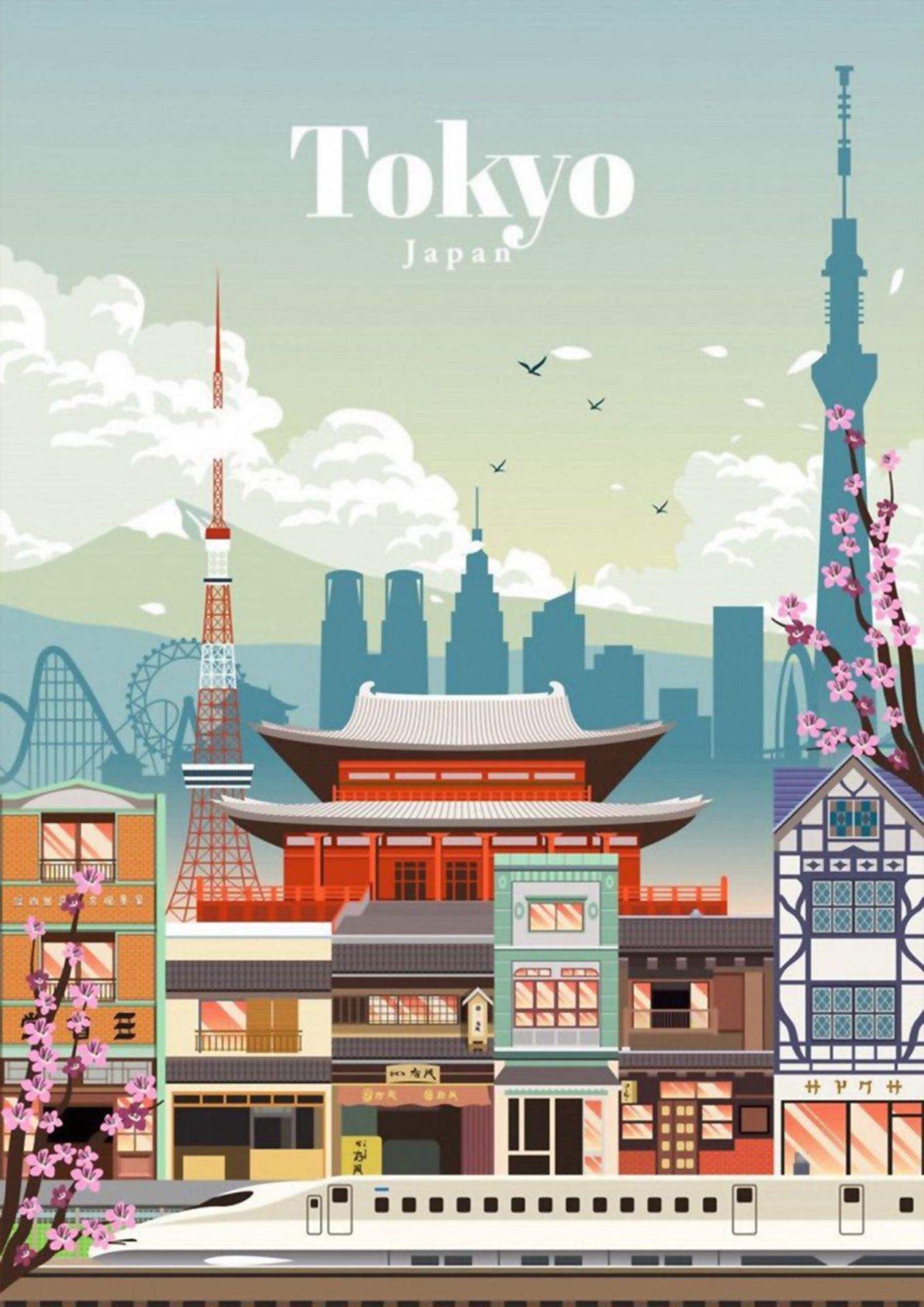 Tokyo Travel Poster