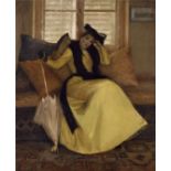 Susan Watkins "Lady in Yellow, 1902" Print