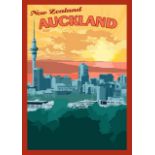 New Zealand Travel Poster