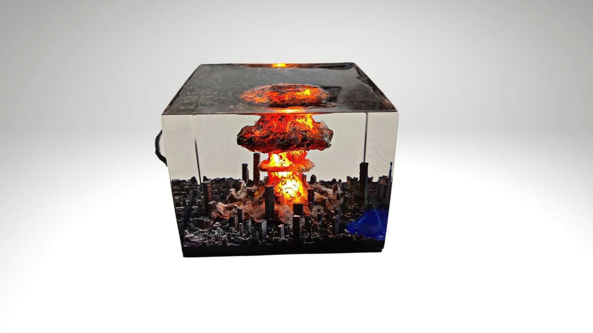 Atomic Bomb Resin Sculpture - Image 2 of 3