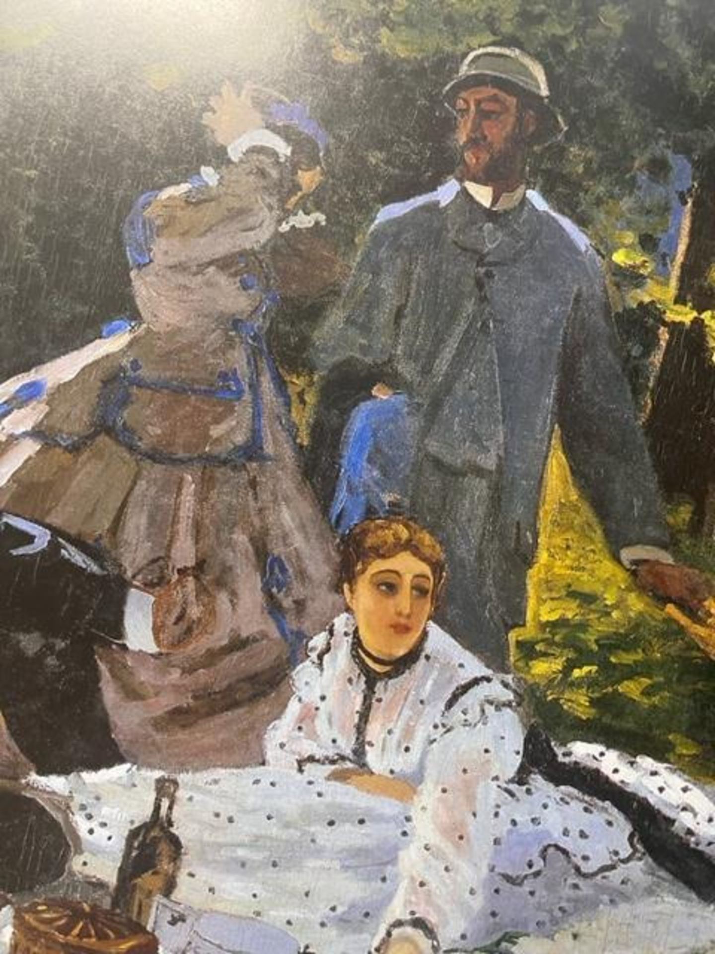 Claude Monet "Luncheon on the Grass" Print. - Bild 6 aus 6