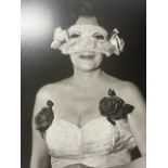 Diane Arbus "Lady at a Masked Ball" Print.