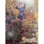 Claude Monet "Camille and Jean Monet" Print.