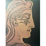 Pablo Picasso "Portrait of a Lady" Print.