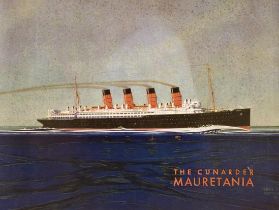 RMS Mauretania Travel Poster