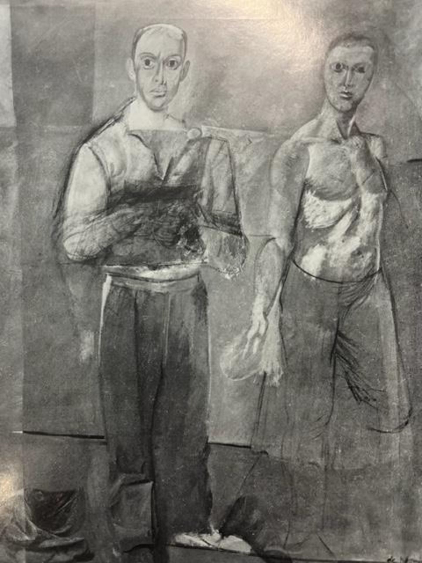 Willem de Kooning "Two Men Standing" Print.