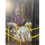 Francis Bacon "Study after Velazues's Portrait of Pope Innocent X" Print.