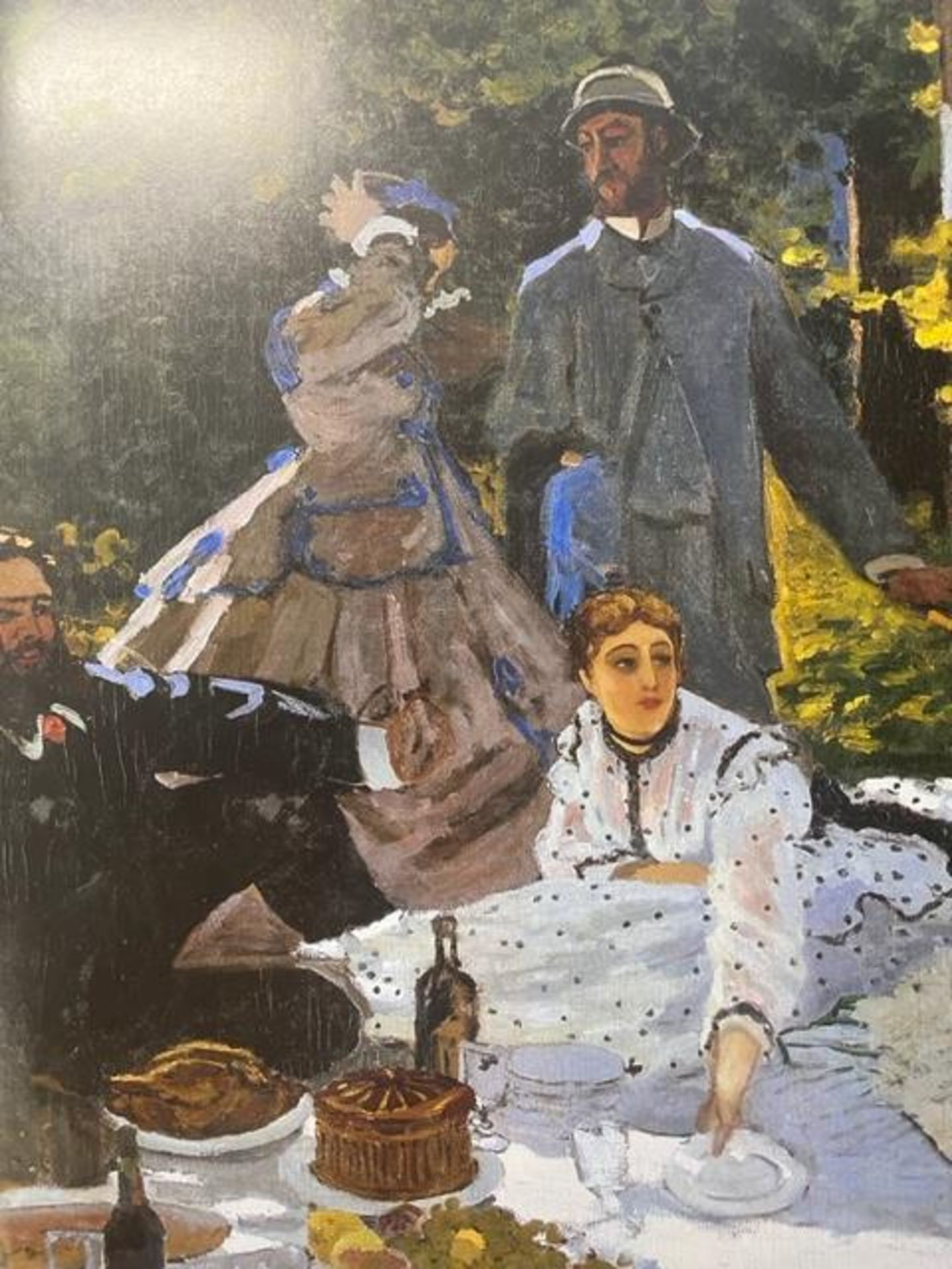 Claude Monet "Luncheon on the Grass" Print. - Bild 4 aus 6