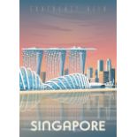 Singapore Travel Poster