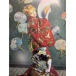 Claude Monet "Camille Monet in Japanese Costume" Print.