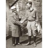 Charles Lindbergh, Rene Fonck, Paris, 1927 Print