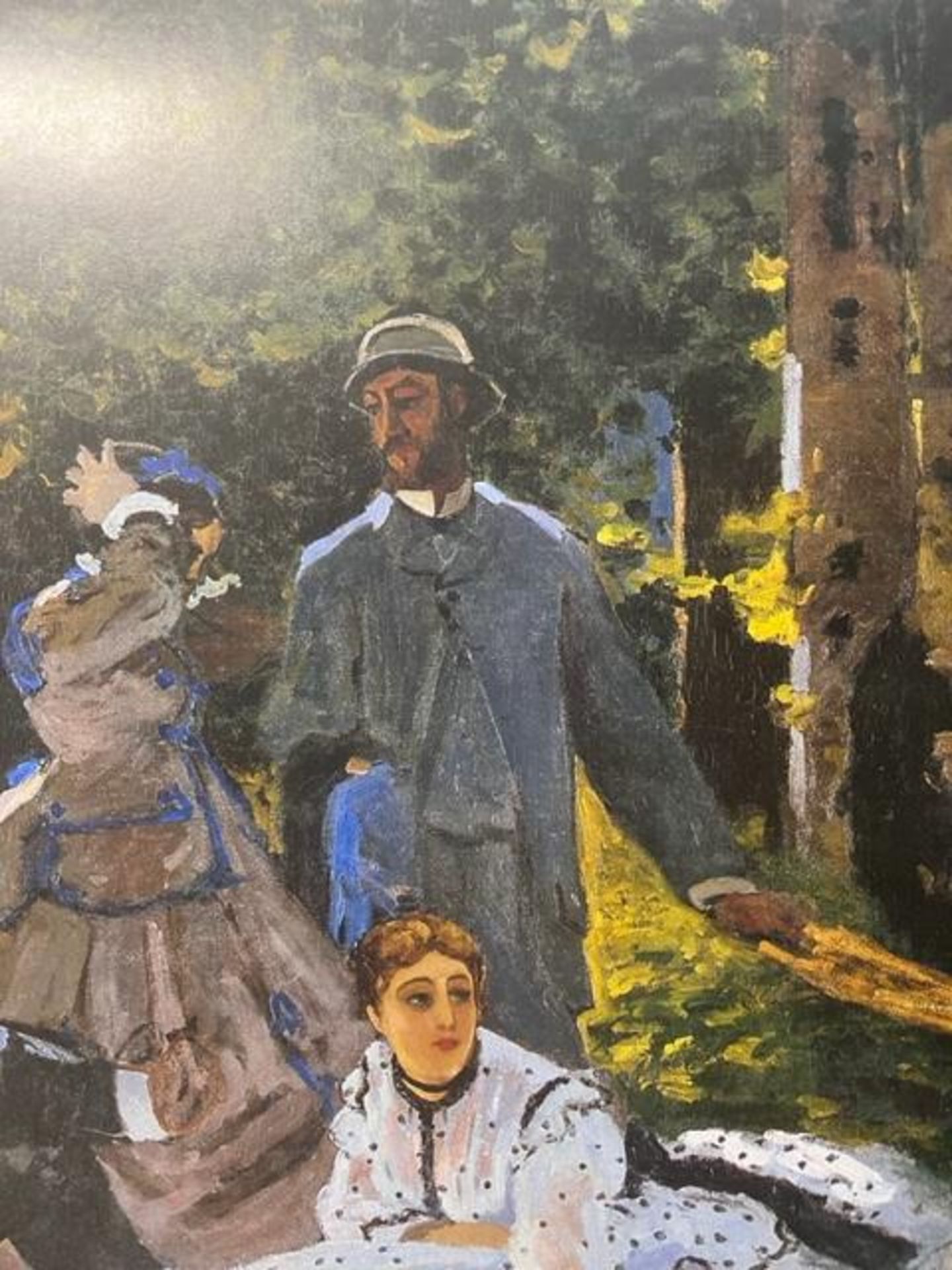 Claude Monet "Luncheon on the Grass" Print. - Bild 2 aus 6