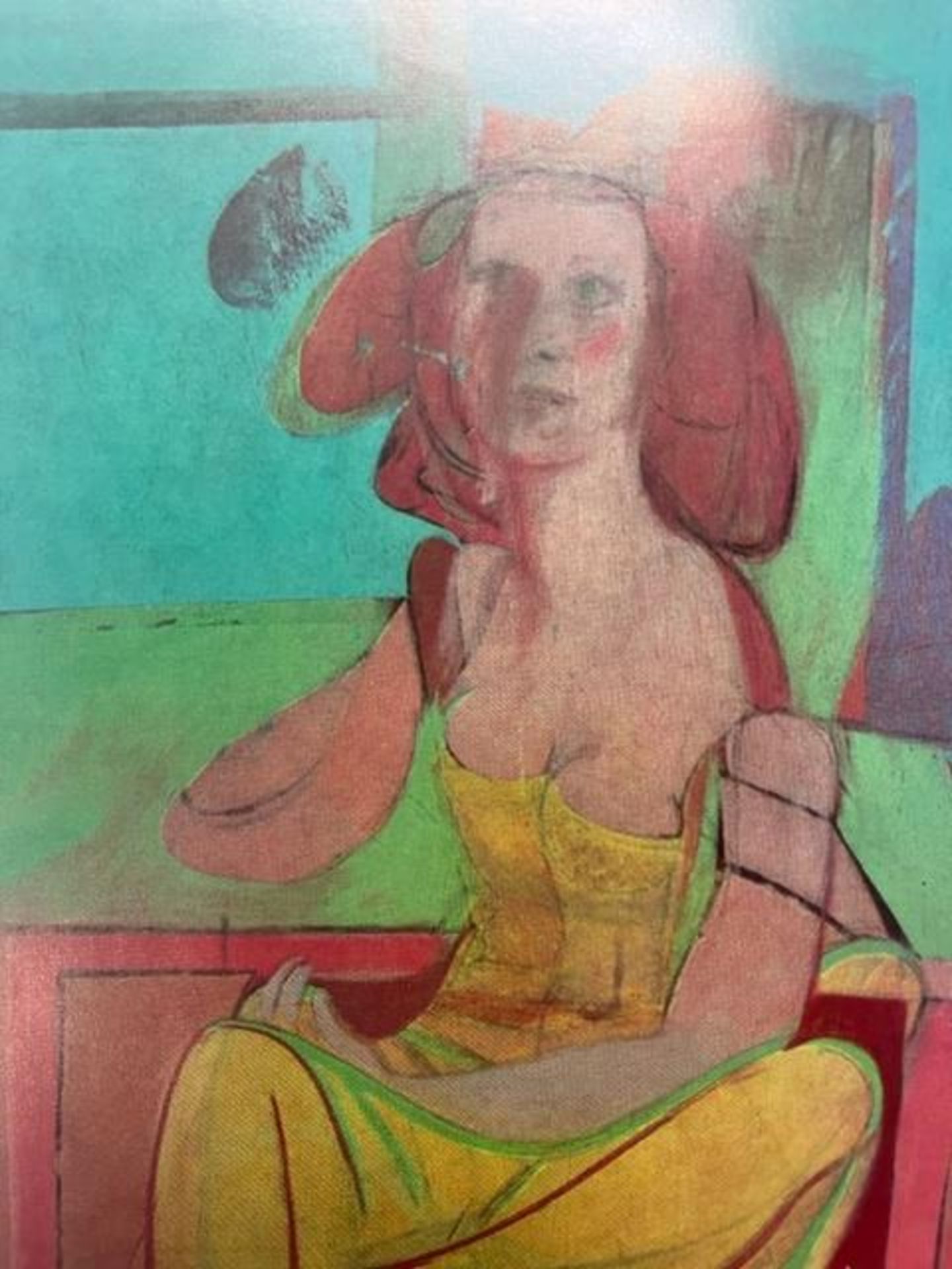 Willem de Kooning "Seated Woman" Print. - Bild 3 aus 6