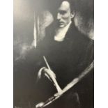 Edward Steichen "Self Portrait with Brush and Palette" Print.