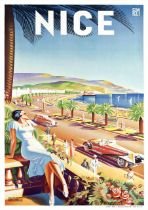 Nice, France Travel Poster