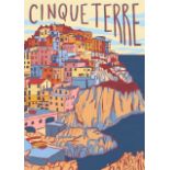 Cinque Terre, Italy Travel Poster