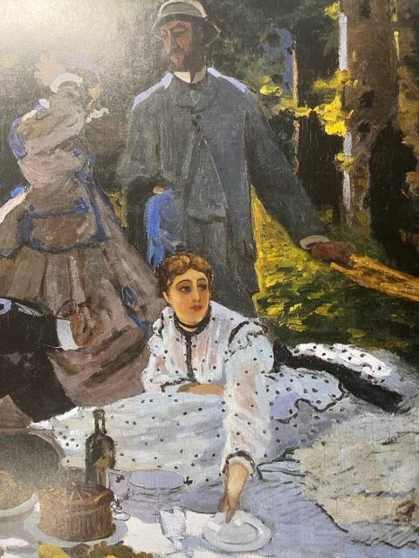 Claude Monet "Luncheon on the Grass" Print. - Bild 5 aus 6