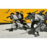 N.C. Wyeth "Endpapers, 1911" Offset Lithograph