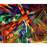 Franz Marc "Fate of the Animals" Oil Painting