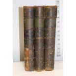 Three Victorian volumes of Shakespeare's works