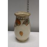 A Crown Ducal Charlotte Rhead vase with chip to base. 27cm tall