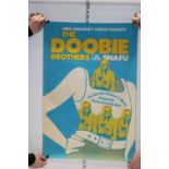 A original Leeds university Union concert poster from 1970's The Doobie Brothers & Snafu. Size