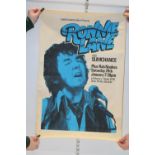 A original Leeds university Union concert poster from the 1970's Ronnie Lane. Size approx 73cm x