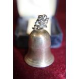 A hallmarked silver tooth fairy tooth container. Birmingham 1991