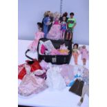 A collection of Sindy dolls and clothing etc