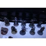 A selection of NLP figures including Lord of the Rings a/f