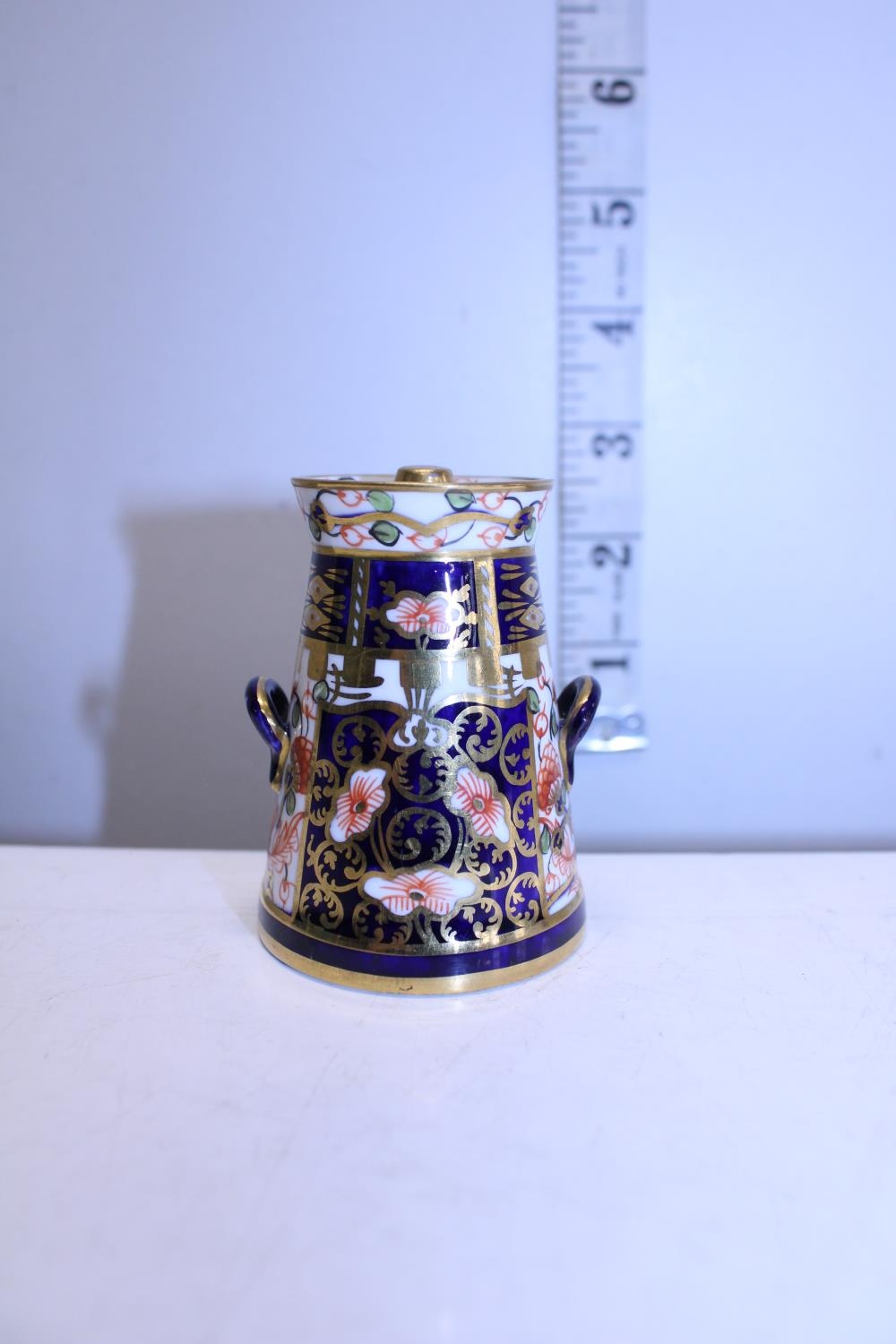 A Royal Crown Derby Old Imari pattern lidded milk churn