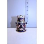 A Royal Crown Derby Old Imari pattern lidded milk churn