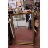 A large gilt framed mirror. Postage unavailable