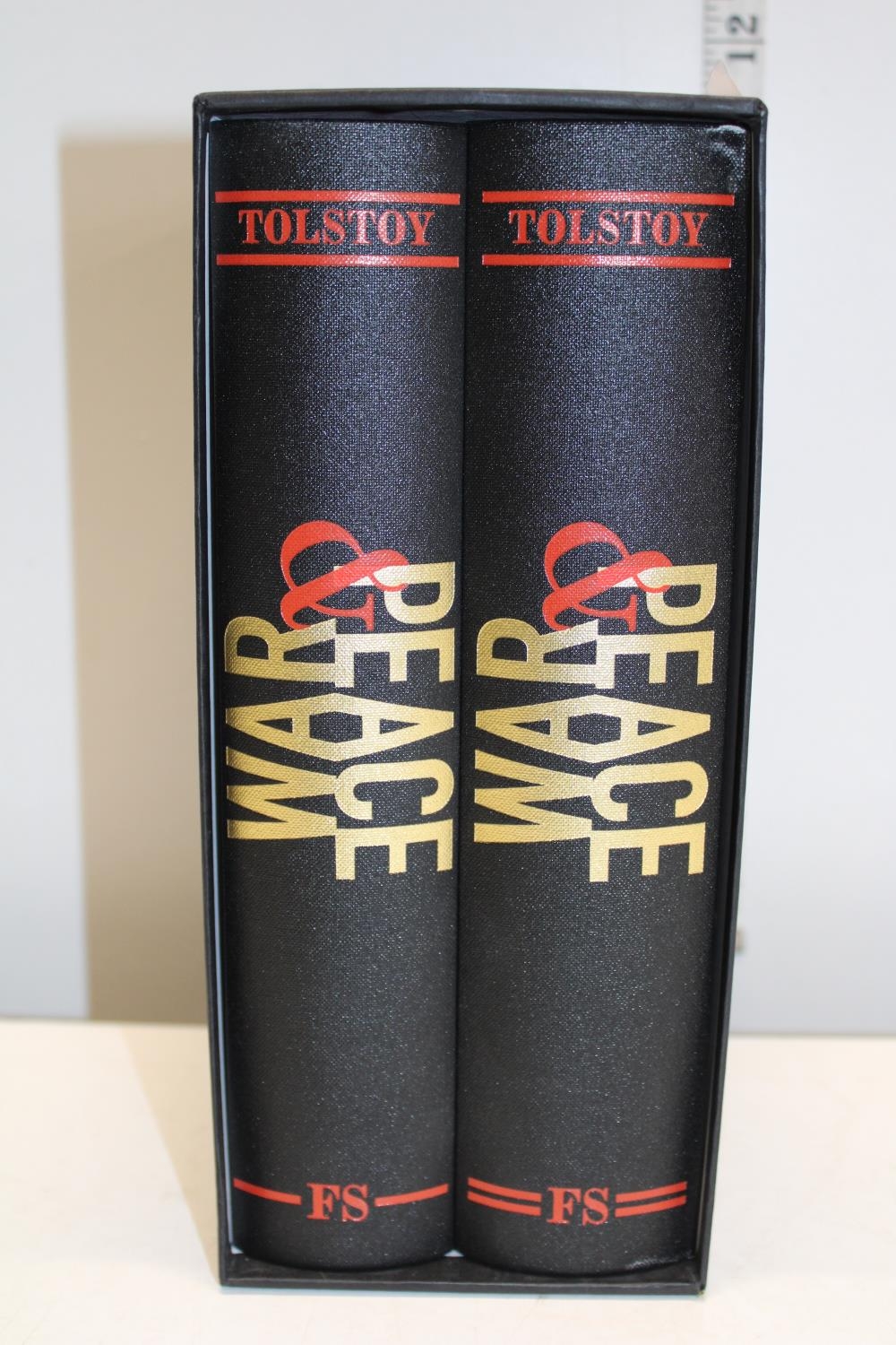 A Folio Society two volume Tolstoy's War & Peace