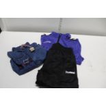 A selection of new children's clothing
