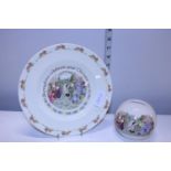 Two pieces of Royal Doulton 'Bunnykins' ceramics