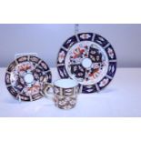 A Royal Crown Derby Old Imari pattern trio