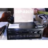 A Yamaha DSP-A2070 Natural Sound amplifier working. Postage unavailable